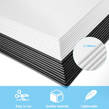 Foam Board 60x45 3mm WHITE