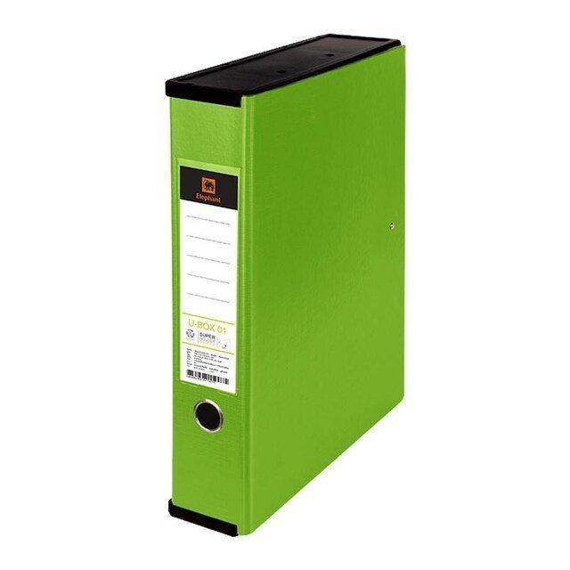 Box File w/clip Light Green ELFEN